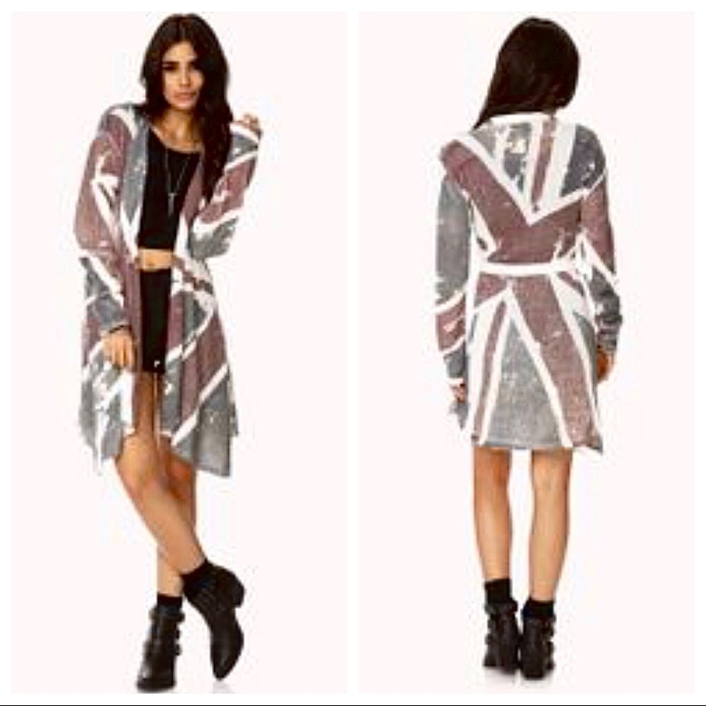 Forever 21 Union Jack Sweater